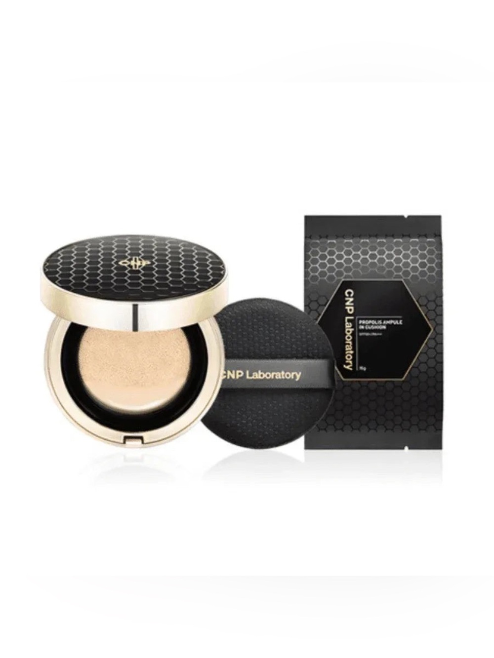 CNP - Propolis Ampoule in Cushion + Refill in Light Beige + SPF 50